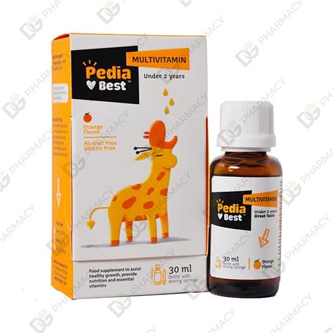 مولتی ویتامین پدیابست | Pedia Best Multi Vitamin - داروخانه آنلاین دکتر ...