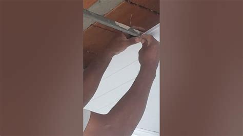 Como Fixar Forro Pvc Direto Na Parede - Como fixar forro de pvc - YouTube