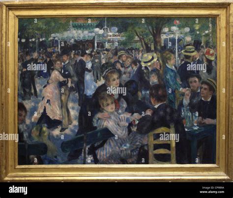 Painting of Renoir in the Orsay Museum, Paris Stock Photo - Alamy