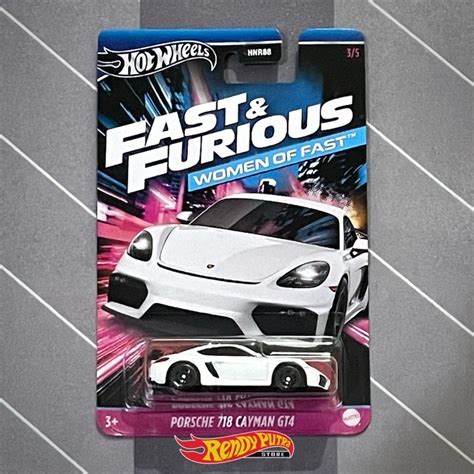 Hot Wheels Porsche 718 Cayman GT4 Fast Furious Women Of Fast New Realese Shopee Malaysia