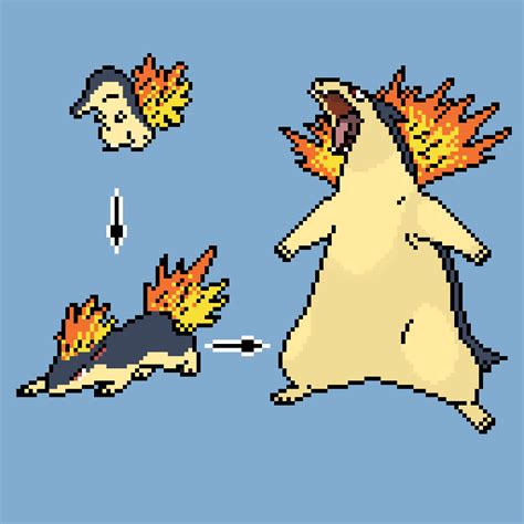 Typhlosion Evolution Chart