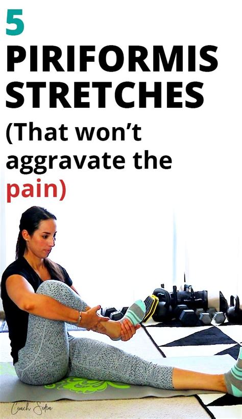 5 Piriformis Stretches To Release Sciatica & Piriformis Pain (Free PDF ...