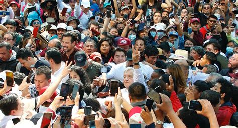 Marcha Amlo Con Cientos De Miles Para Celebrar Cuatro Años De Gobierno