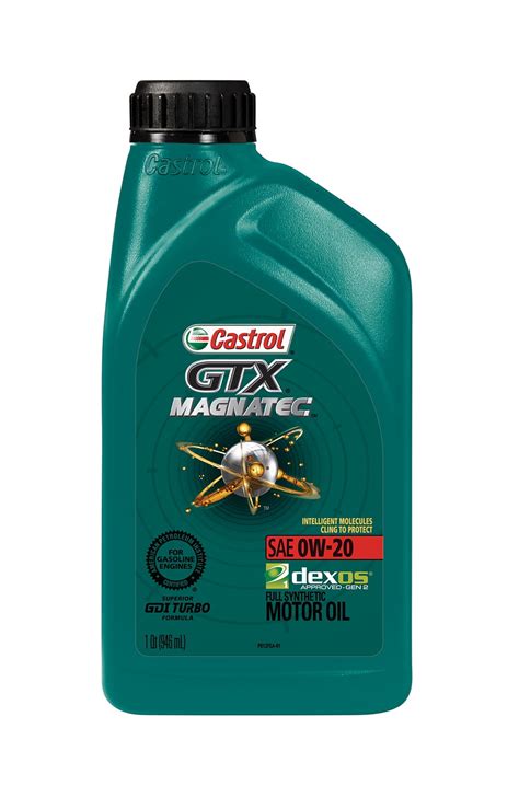 Castrol GTX MAGNATEC 0W-20 Full Synthetic Motor Oil, 1 Quart - Walmart.com