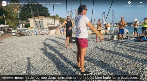 Chauffement Sec Avant La Natation Us Cagnes Triathlon