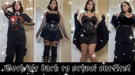Goth Outfits For School