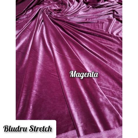 jual kain beludru stretchmelar kain bludru premium polos tebal