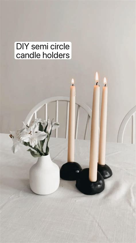 Diy Air Dry Clay Candle Holder Artofit