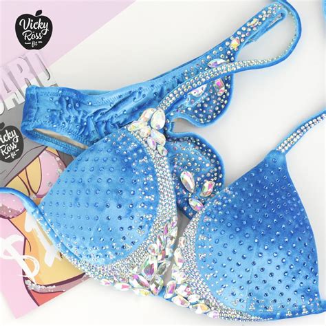 Sky Blue Designer Bikini Vicky Ross Signature Collection Vicky Ross Fit
