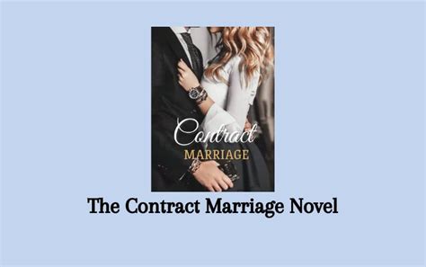 Read The Contract Marriage Novel By Winter Love Pdf Full Episode