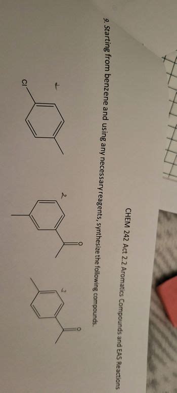 Answered 9 Starting From Benzene And Using Any Necessary Reagents Synthesize The Following