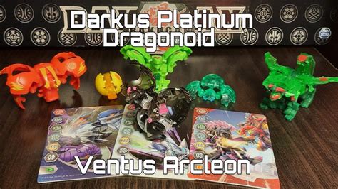 Bakugan Evolutions Darkus Platinum Dragonoid Battle Strike Pack