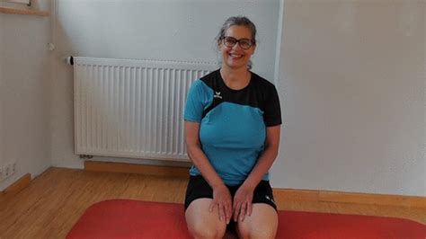 Doing Exercises Again MP Amateur Housewife With Huge Tits