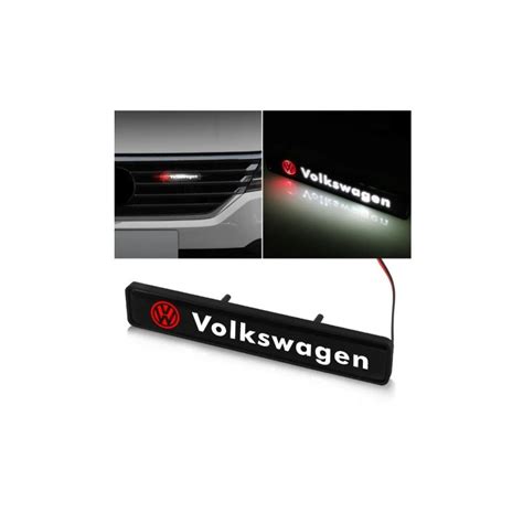 Distintivo Con Logo Volkswagen Illuminato Con Emblema Luminoso A LED