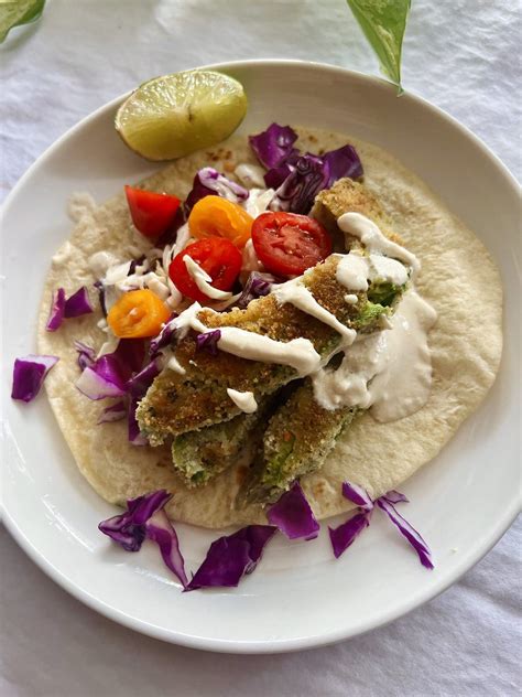 Fried Avocado Tacos - Naturallie Plant-Based
