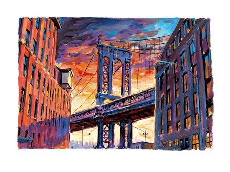 Bob Dylan Manhattan Bridge Downtown New York Bob Dylan Art