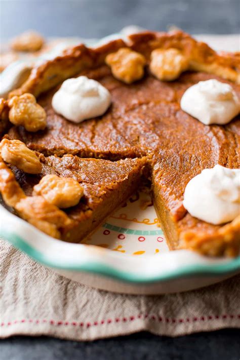 Brown Sugar Sweet Potato Pie Sallys Baking Addiction