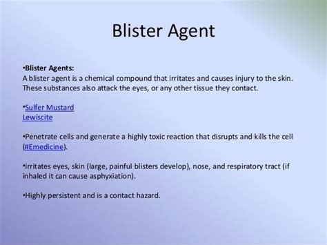 Blister agent - Alchetron, The Free Social Encyclopedia