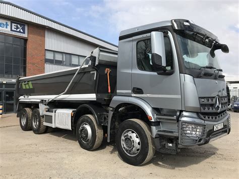 MERCEDES AROCS 3240 EURO 6 8X4 STEEL TIPPER 2018 CK67 VYE Fleetex