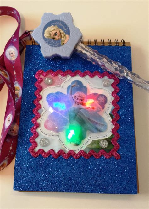 Disney Frozen Elsa Autograph Notebook Lights Up Pen On Etsy Disney