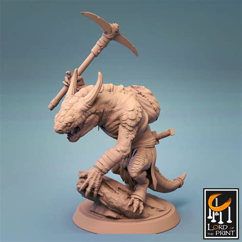 Kobold Miner Bundle Lord Of The Print Miniature Dungeons And Dragons