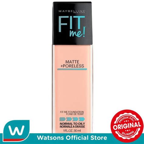 Jual Original Maybelline Fit Me Matte Poreless Foundation Warm Nude Jakarta Pusat Umi