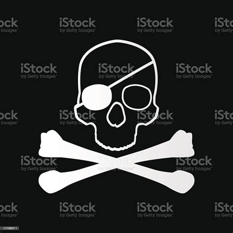 Pirate Sign Skull And Bones Jolly Roger Stock Illustration Download