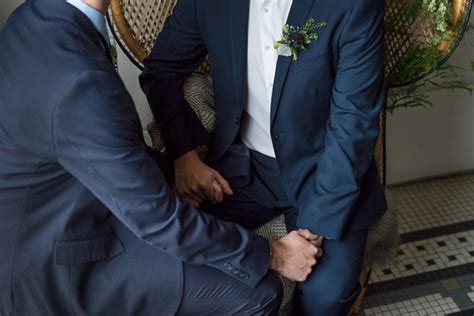 Modern Industrial Same Sex Wedding Editorial Wedding Party Ideas 100 Layer Cake