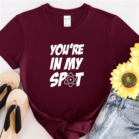 You Re In My Spot T Shirt Big Bang Theory Shirt Big Bang Theory