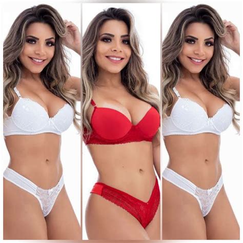 Conjunto Lingerie Luxo Bojo Modelos E Cores Variados Shopee Brasil