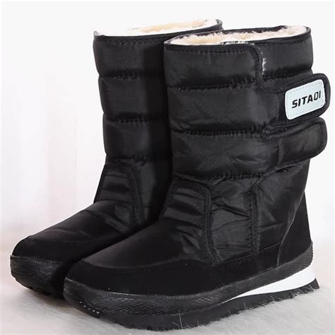 Men'S Women'S Winter Snow Boots Waterproof Slip Resistant Breathable ...