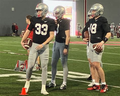 How Ohio State Football Quarterbacks Looked On Day 1 Of Spring Practice