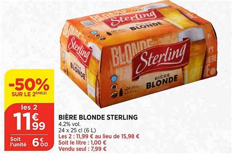 Promo Bi Re Blonde Sterling Chez Atac Icatalogue Fr