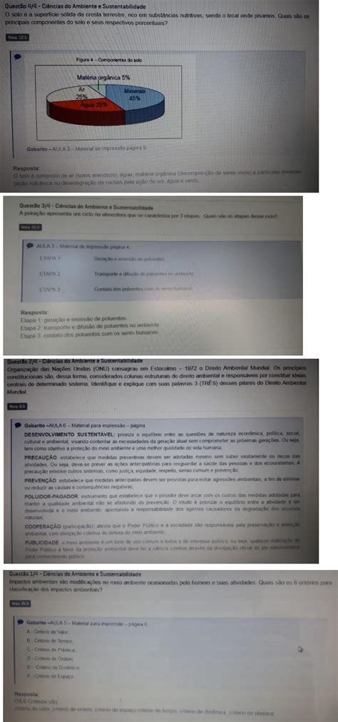 Prova Discursiva Ci Ncias Do Ambiente E Sustentabilidade