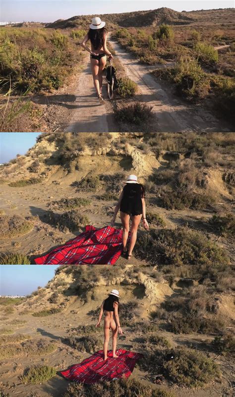 MiaAmahl Naked Public Nudity Walk On A Leash Beautiful Slave