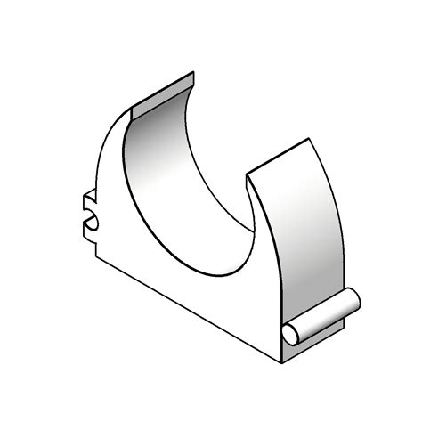 Крепеж Опора трубы пластиковая