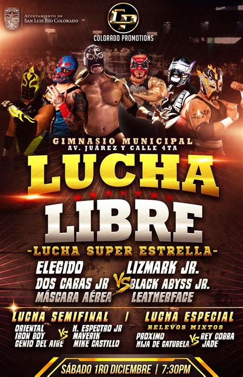 Vuelve este sábado la lucha libre profesional a SLRC El 5to Poder