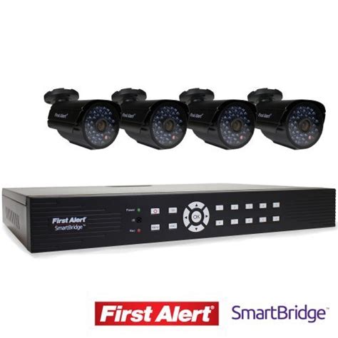 First Alert Smartbridge Dvr Video Security System 4 Channel And 4