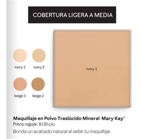 Maquillaje En Polvo Traslúcido Mineral Beige 2 Mary Kay CASABELLA IZCALLI