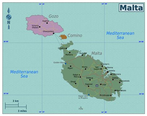 map of europe with malta 5