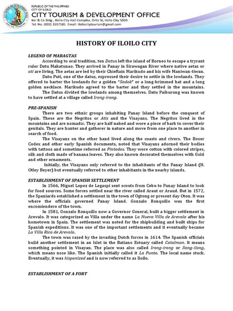 HISTORY OF ILOILO CITY Ver2022 | PDF | Philippines