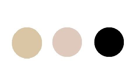 Nude Beige Pink And Black Wedding Color Palette