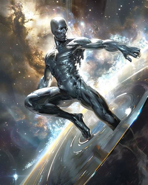 Pin By Frankie On Superhero And Evil Villains Silver Surfer Comic