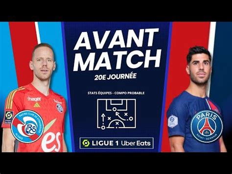 RCSA vs PSG AVANT MATCH COMPO DÉTAILS psg strasbourg ligue1