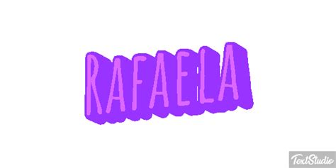 Rafaela Nombre Diseños De Logotipos  Animados
