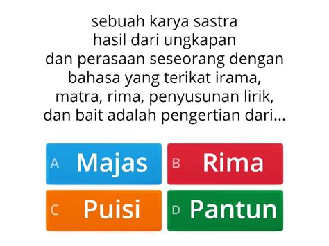 Latihan Rangkuman Materi Triwulan Quiz