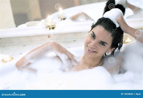 Bath In A Whirlpool Hot Tub Jacuzzi Stock Photo Image Of Fresh Indoor