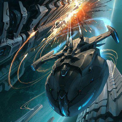 ArtStation Sviatoslav Gerasimchuk Sci Fi Concept Art Space Battles