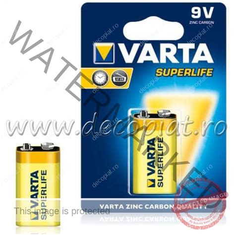 Baterie 9V Varta | Baterie 9V Sisteme Copiat | Casti Copiat 2018
