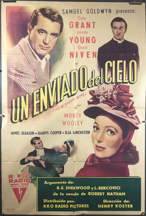 THE BISHOP'S WIFE, Original Vintage Argentinian Movie Poster - Original ...